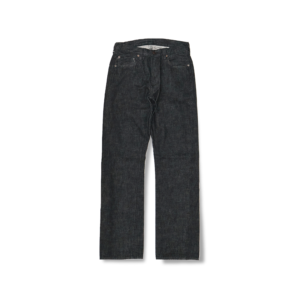 1101BK Srtaight Black Selvedge Denim Fullcountjp 1101bk srtaight black selvedge denim fullcountjp
