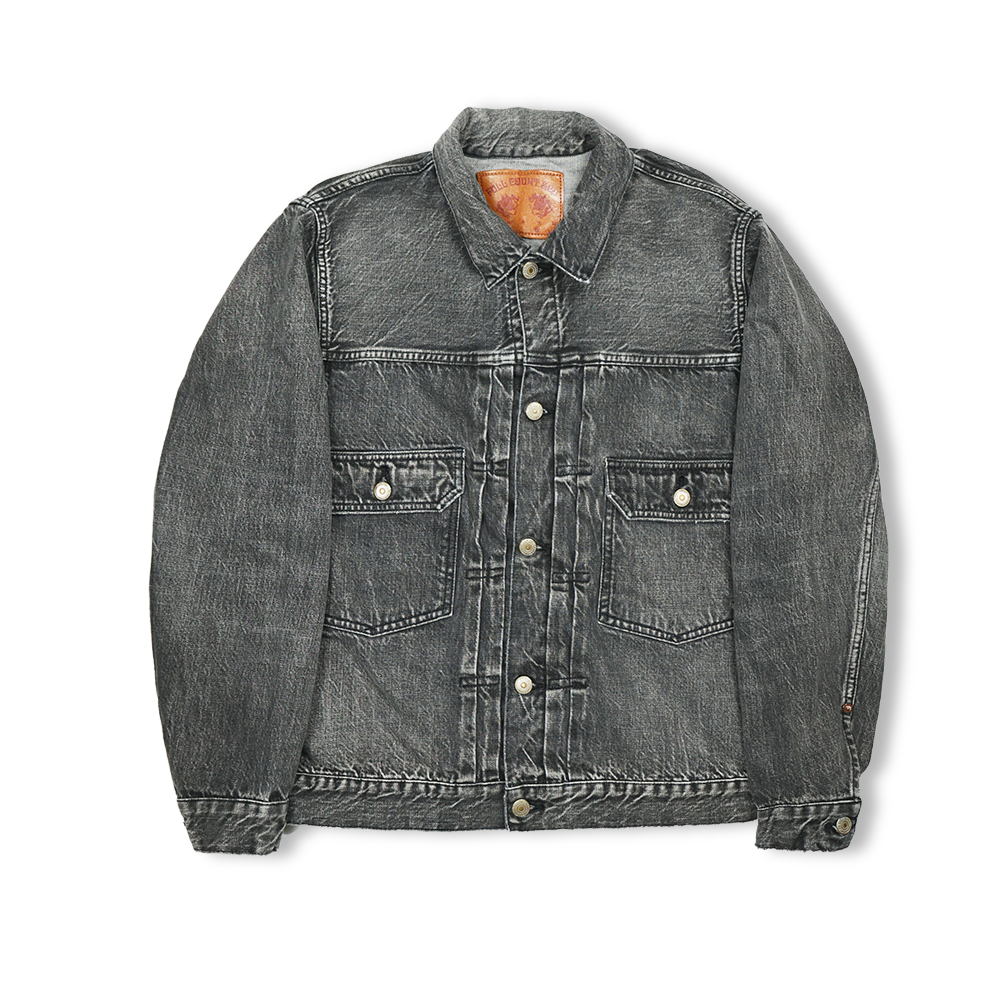 FULLCOUNT 2102BKHW Type 2 Black Denim Jacket Dartford – fullcountjp