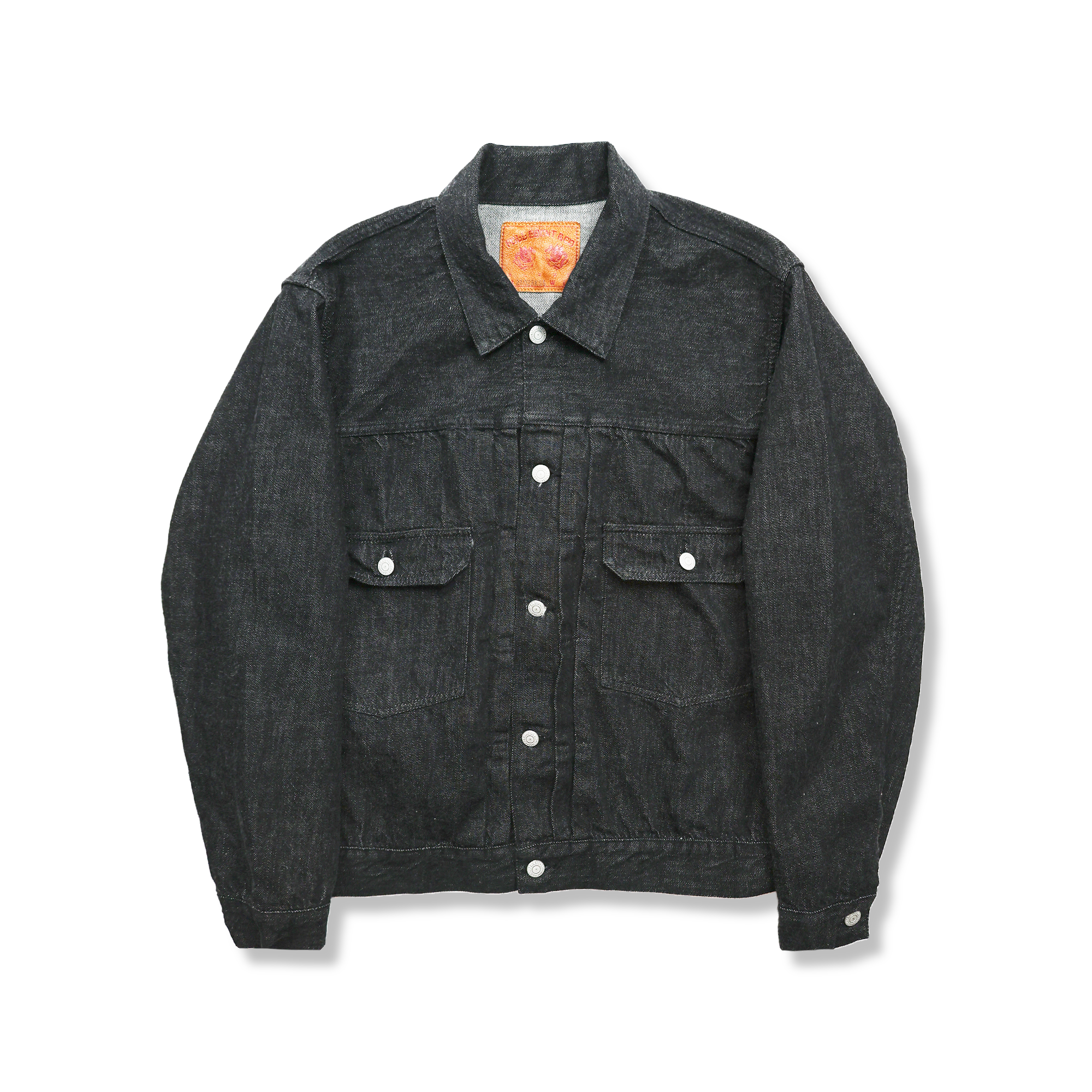 FULLCOUNT 2102BKSS Type 2 Black Denim Jacket (Super Smooth FULLCOUNT 2102BKSS Type 2 Black Denim Jacket (Super Smooth