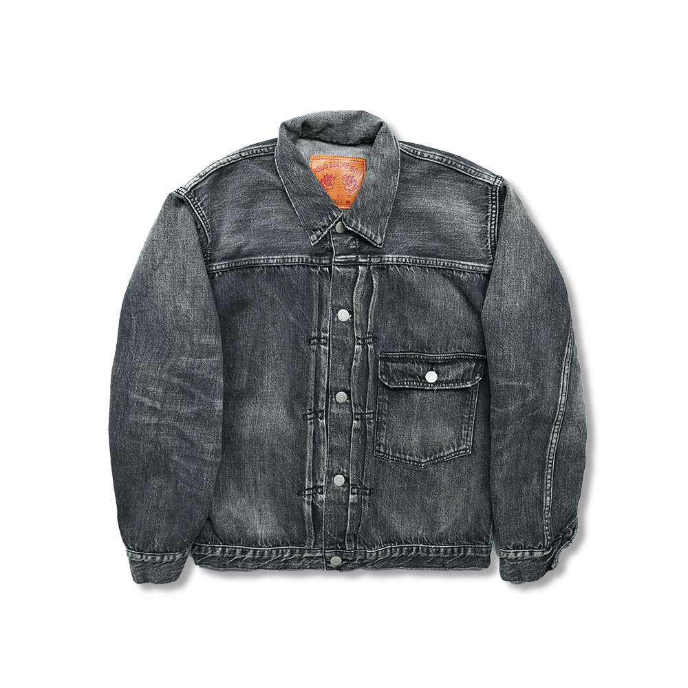2025AW】2107BKSSHW Type 1 Black Denim Jacket Dartford (Super