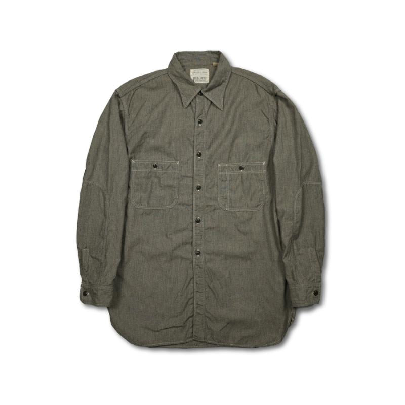2025SS] 4090-2 30s Triple Stitch Covert Chambray Shirt