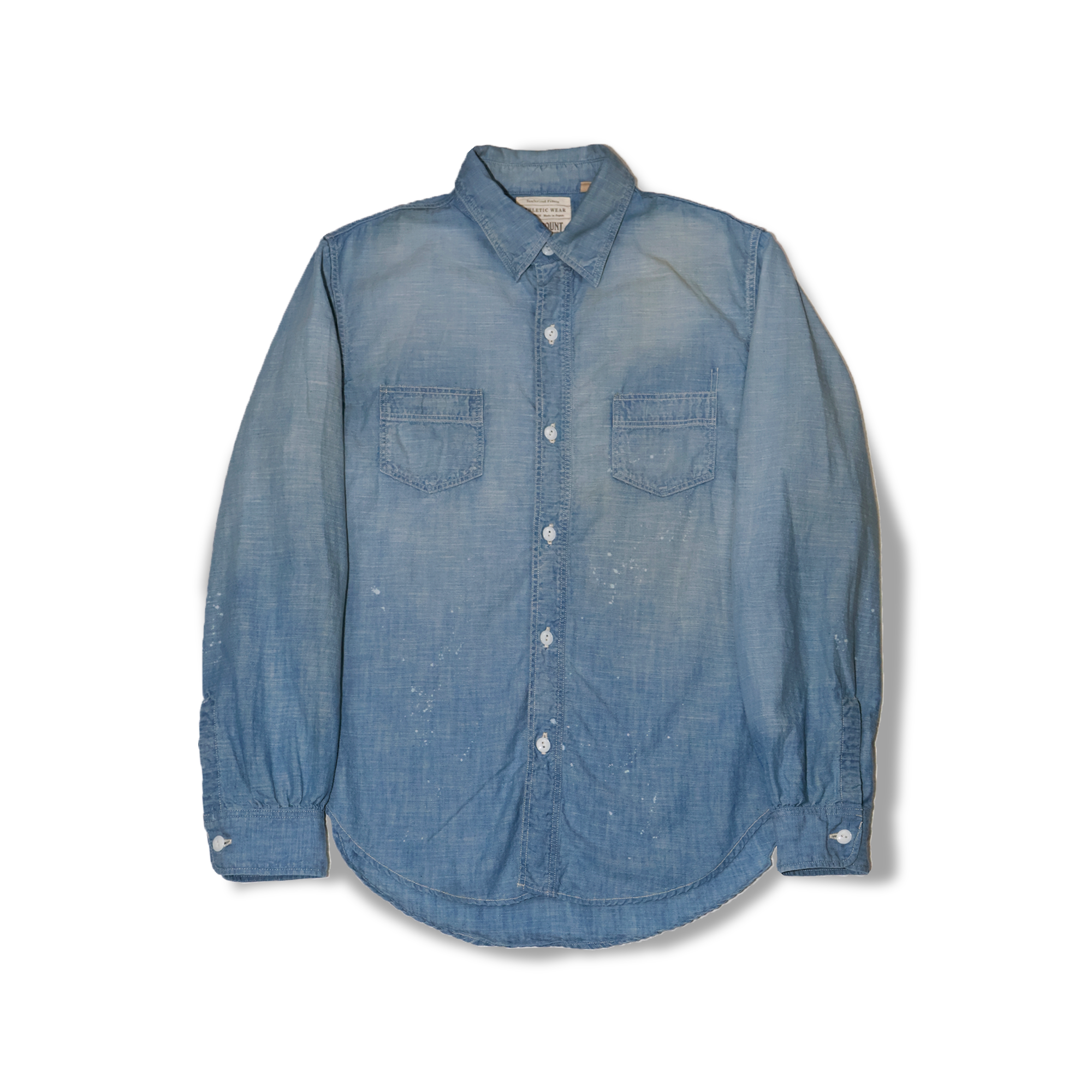 2025SS】4091HW 20s Short Chambray Shirt ”Aging” – fullcountjp