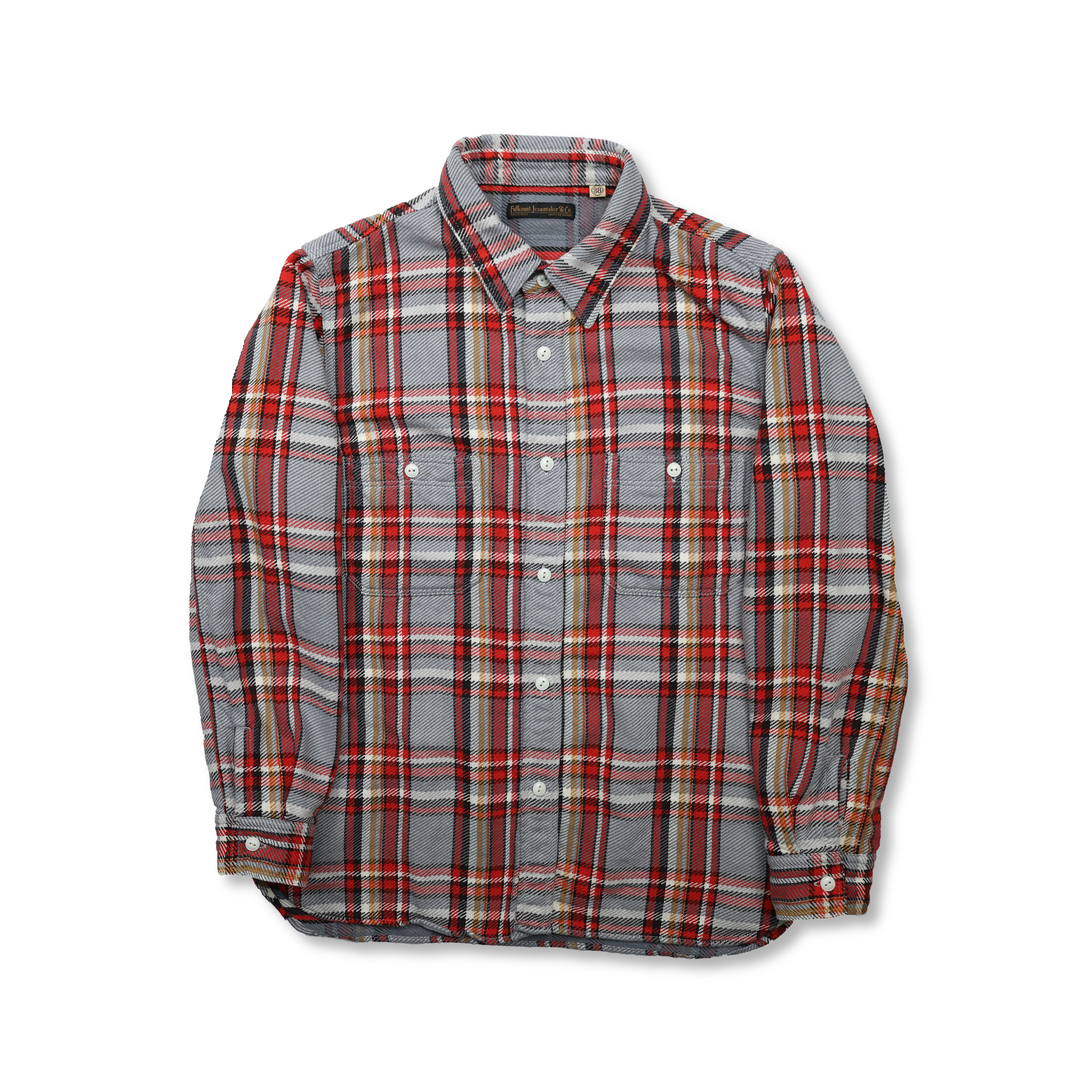 2025AW】4094 Original Cotton Check Flannel Work Shirt – fullcountjp