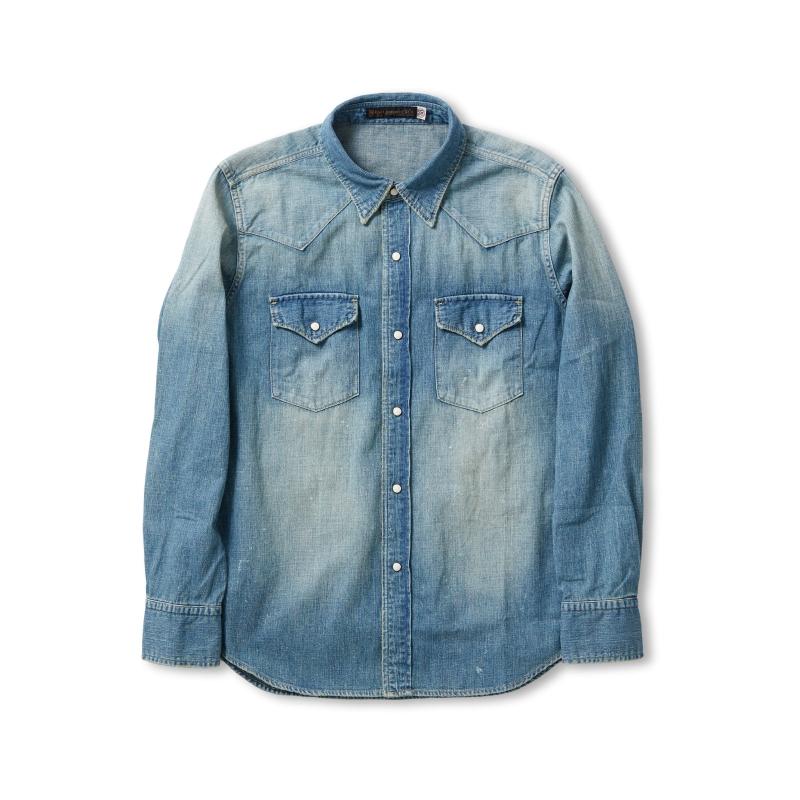 4894HW DENIM WESTERN SHIRTS – fullcountjp