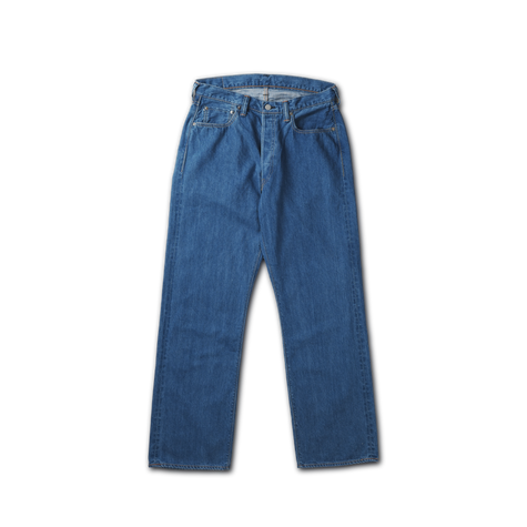 0105HS Wide Denim Stone Washed