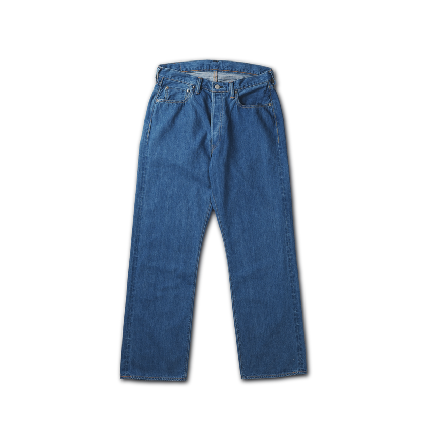 0105HS Wide Denim Stone Washed