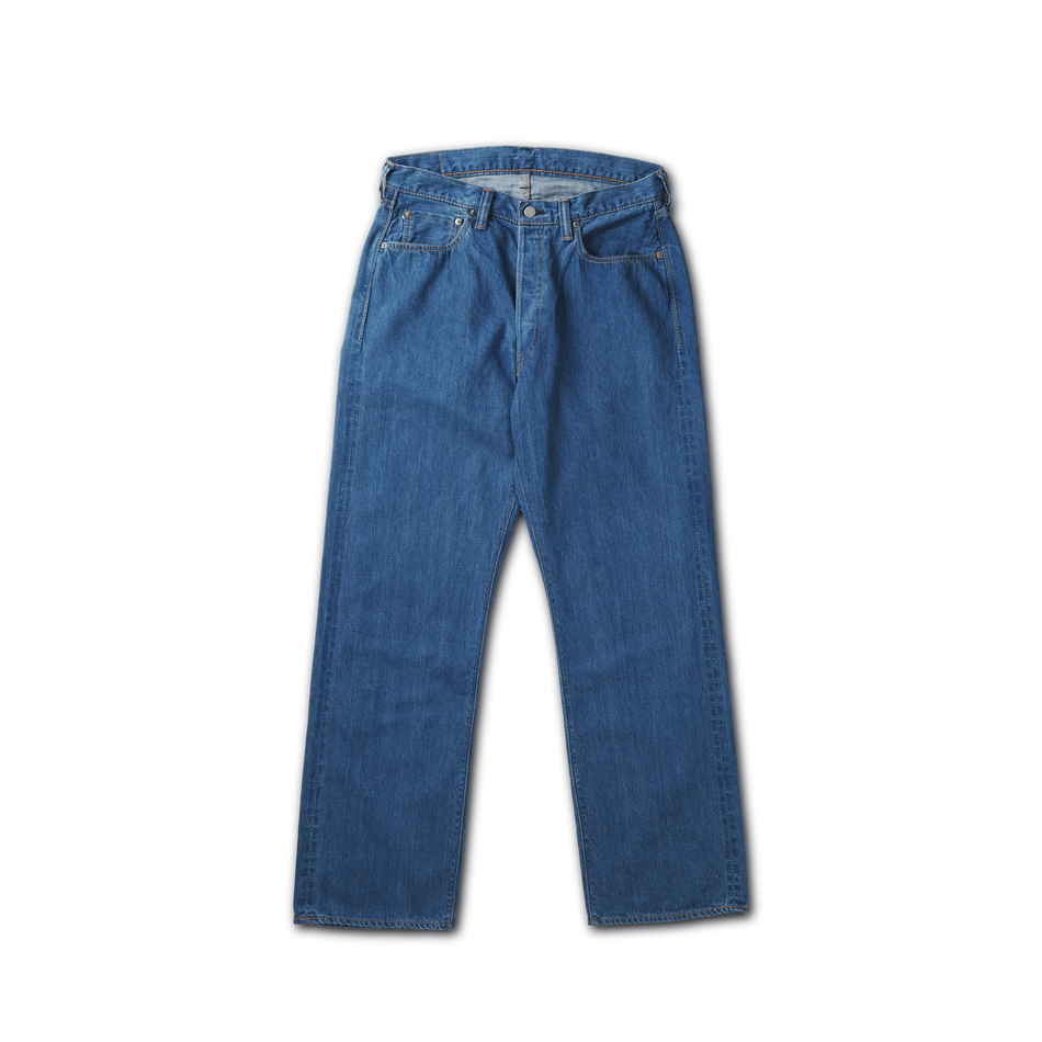 0105HS Wide Denim Stone Washed