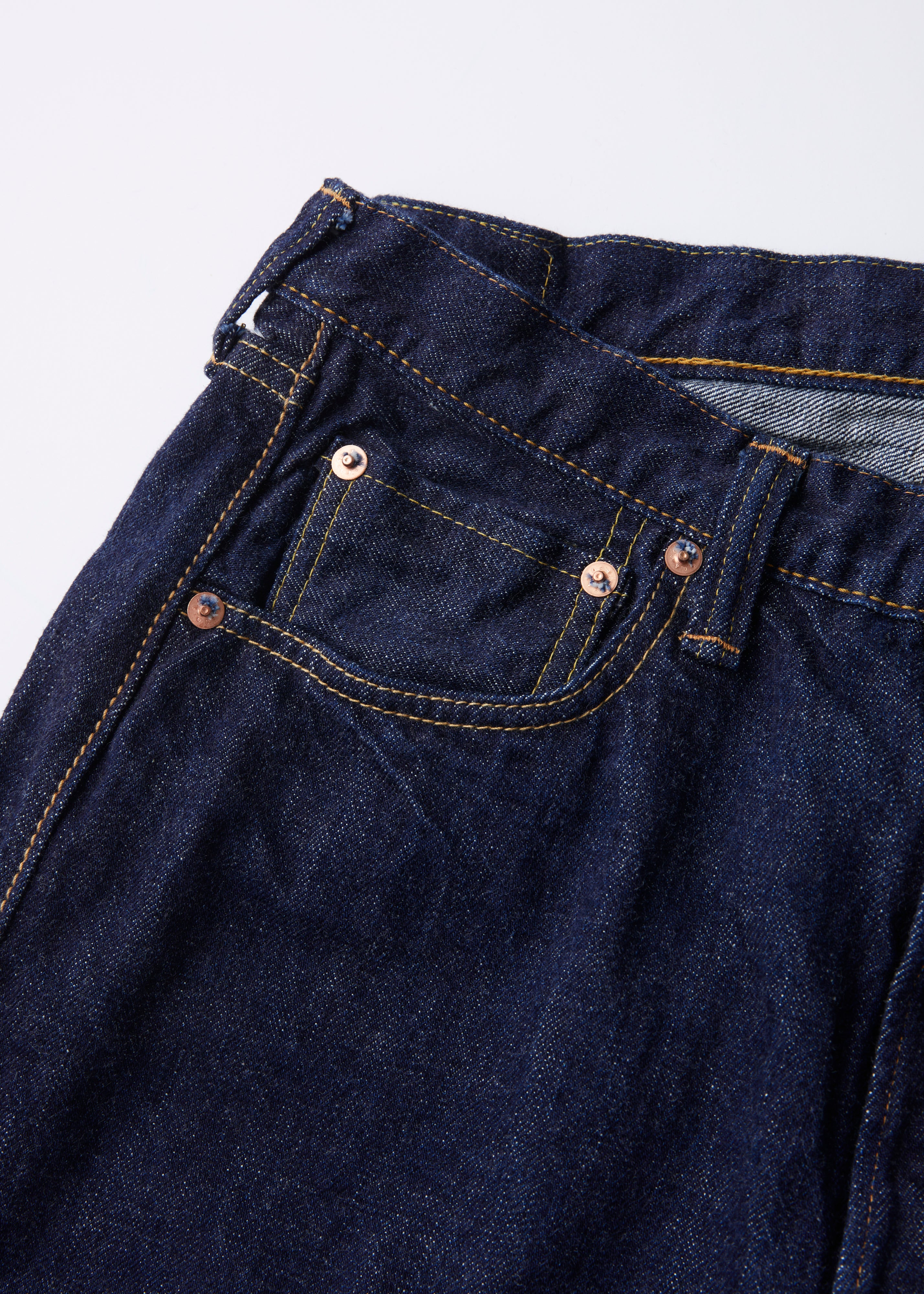 0105W Wide Denim 13.7oz (One Wash)