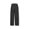 0107BK Womens Wide Straight “Monroe” Black Deniｍ