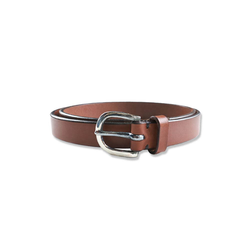 【27SS】6219 Oiled Leather Narrow Belt