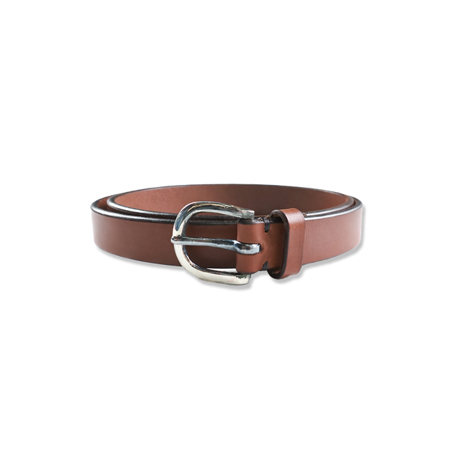 【26AW】6219 Oiled Leather Narrow Belt