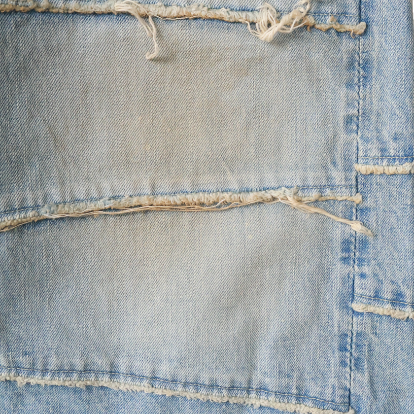 【2025SS】G14FC102 Switching Denim Wide Bermuda Pants (KAMIYA Collaboration)