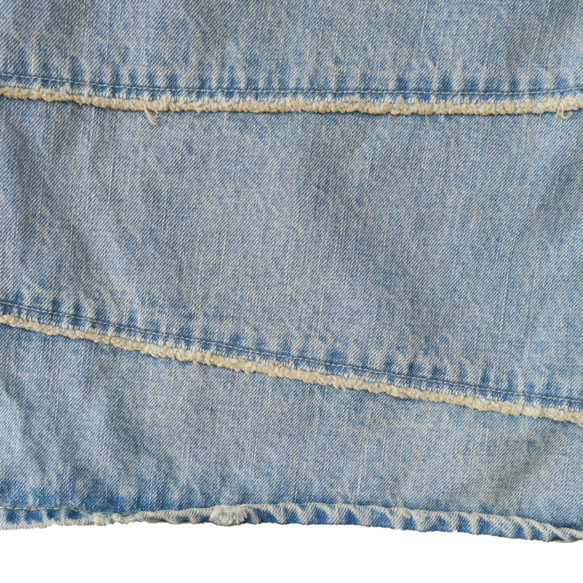 【2025SS】G14FC102 Switching Denim Wide Bermuda Pants (KAMIYA Collaboration)