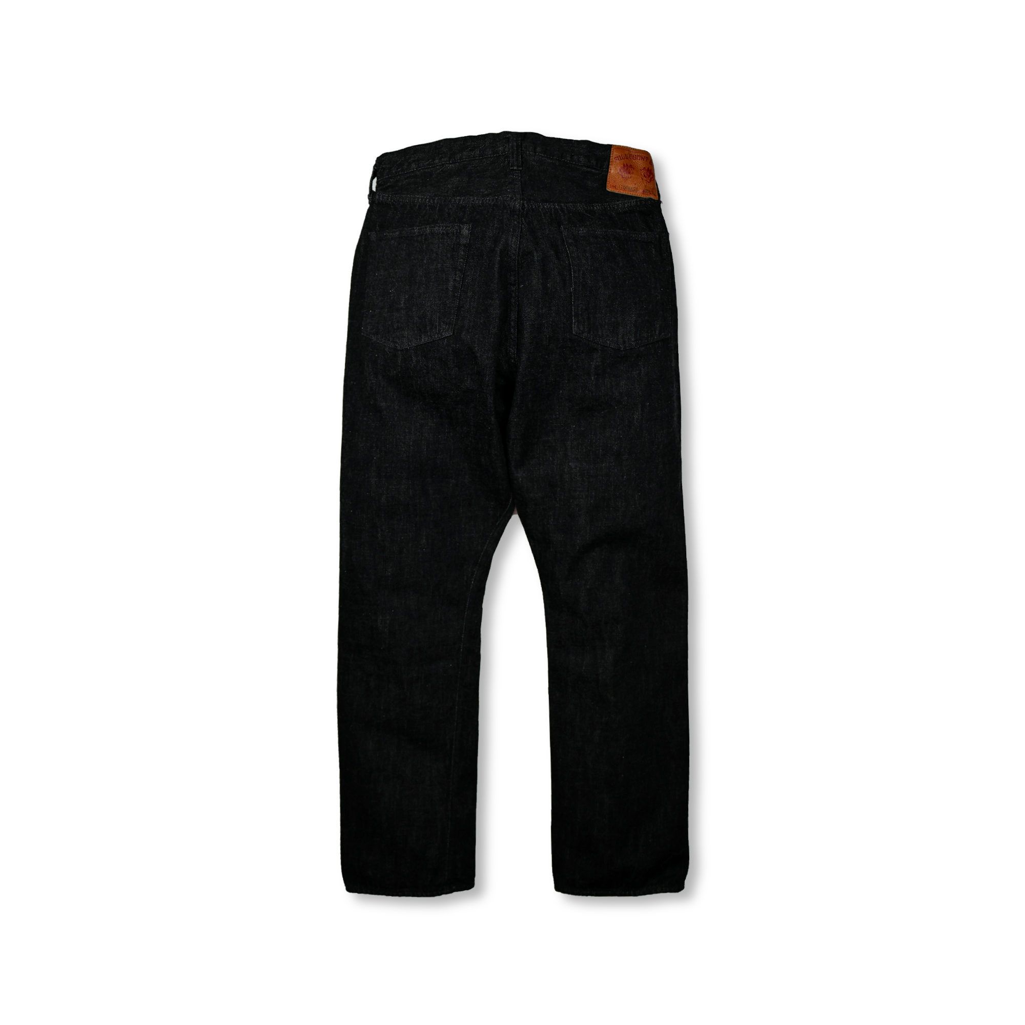 1101BKSS Straight Black Selvedge Denim(Super Smooth)