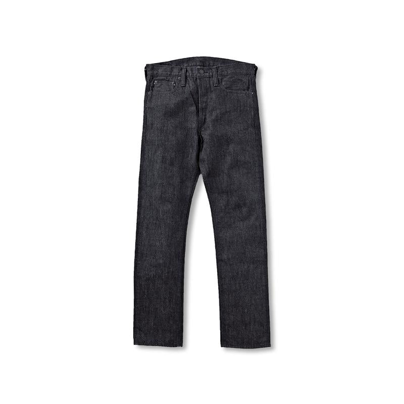 1108BK Slim Straight Black Selvedge Denim