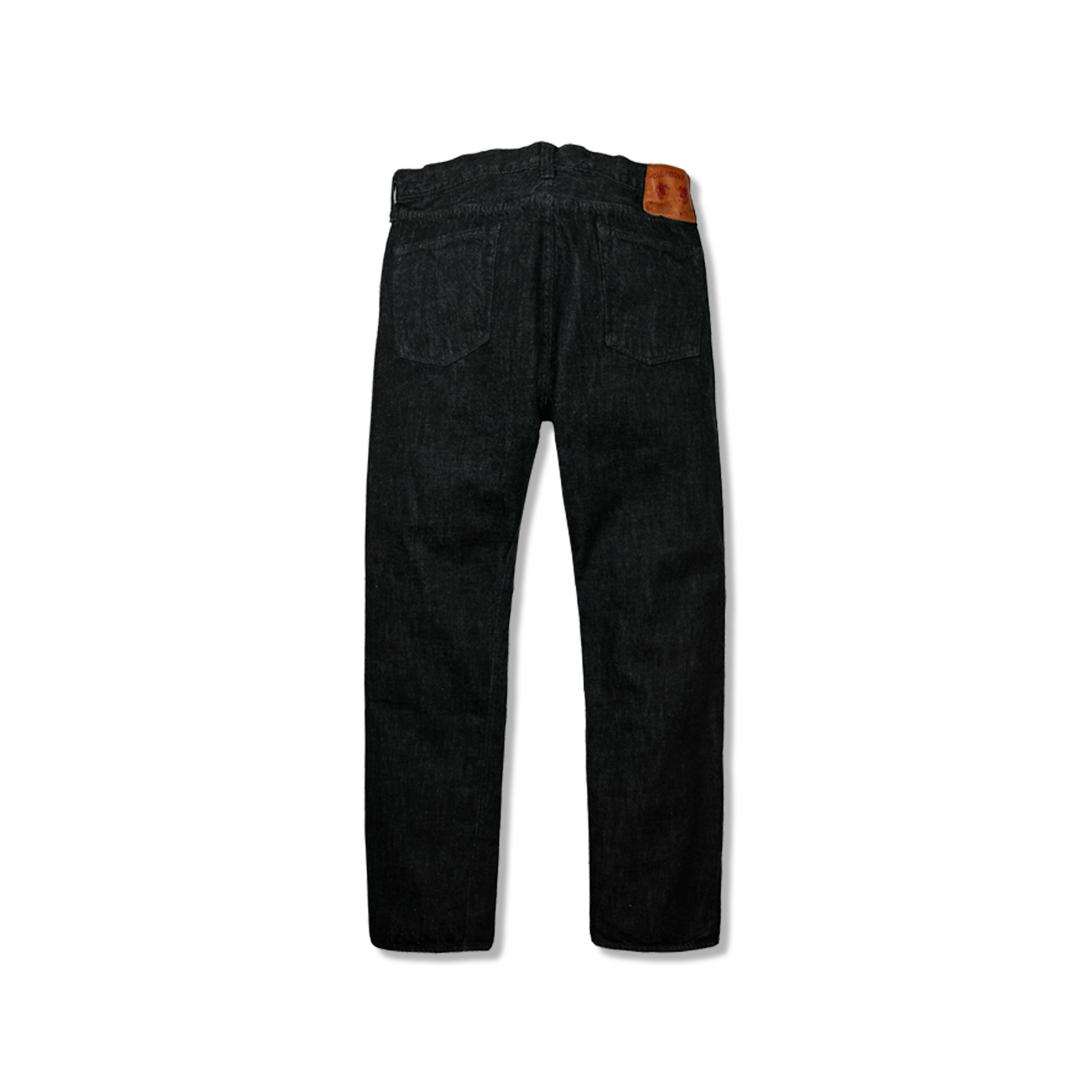 1108BKSS Slim Straight Black Selvedge Denim(Super Smooth)