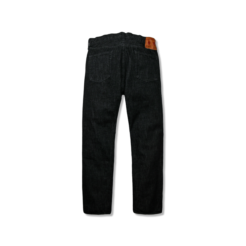 1108BKSS Slim Straight Black Selvedge Denim(Super Smooth)