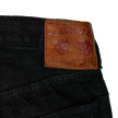 1101BKSS Straight Black Selvedge Denim(Super Smooth)