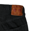 0105BKSS Wide Black Selvedge Denim(Super Smooth)
