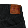 0105BKSS Wide Black Selvedge Denim(Super Smooth)