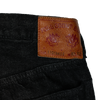 1101BKSS Straight Black Selvedge Denim(Super Smooth)