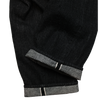 0105BKSS Wide Black Selvedge Denim(Super Smooth)