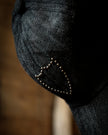 【26AW】6209HTC Black DenimCap On Studs by Zip Stevenson HTC