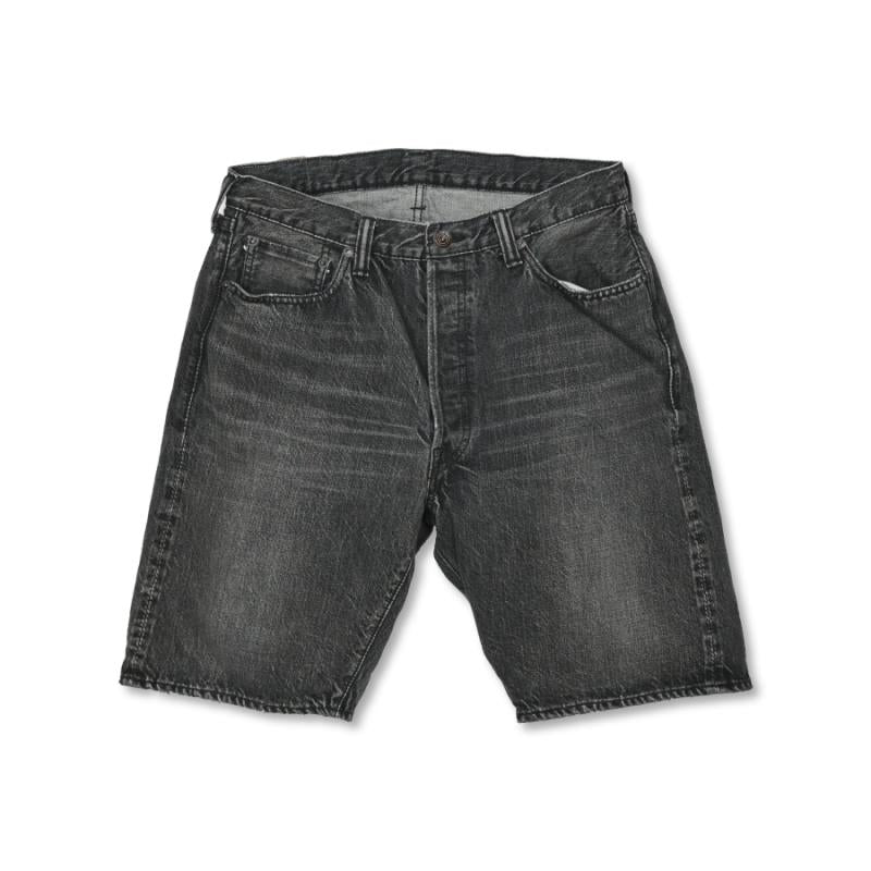 1904BKHW 5 Pocket Black Denim Shorts Dartford FULLCOUNT