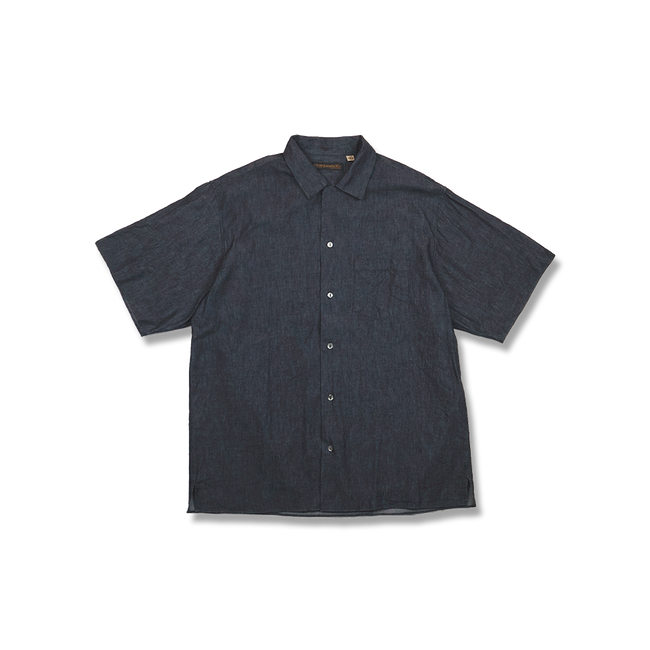 【2026SS】4100-2 Denim Open Collar S/S Shirt