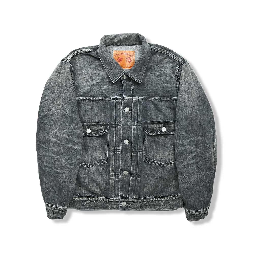 【2025AW】2102BKSSHW Type 2 Black Denim Jacket Dartford (Super Smooth)