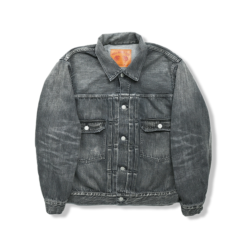【2025AW】2102BKSSHW Type 2 Black Denim Jacket Dartford (Super Smooth)