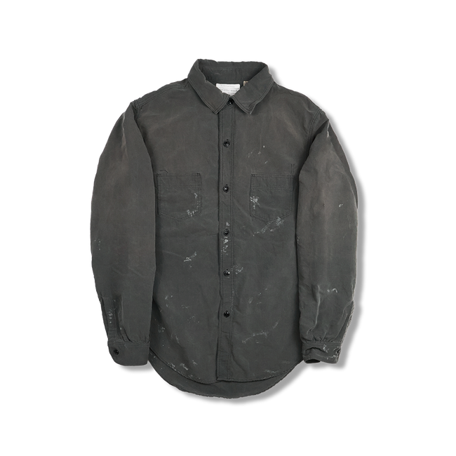 【2026SS】4091LVE 20’s Black Cotton/Linen Farmers Shirt VE (Vintage Effect)