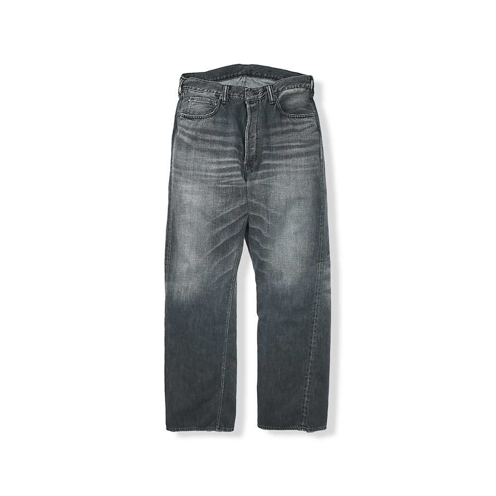 【2025AW】0105BKSSHW Wide Black Selvedge Denim Dartford(Super Smooth)