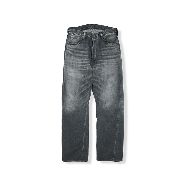 【2025AW】0105BKSSHW Wide Black Selvedge Denim Dartford(Super Smooth)