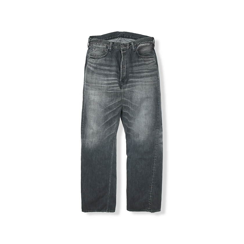 【2025AW】0105BKSSHW Wide Black Selvedge Denim Dartford(Super Smooth)
