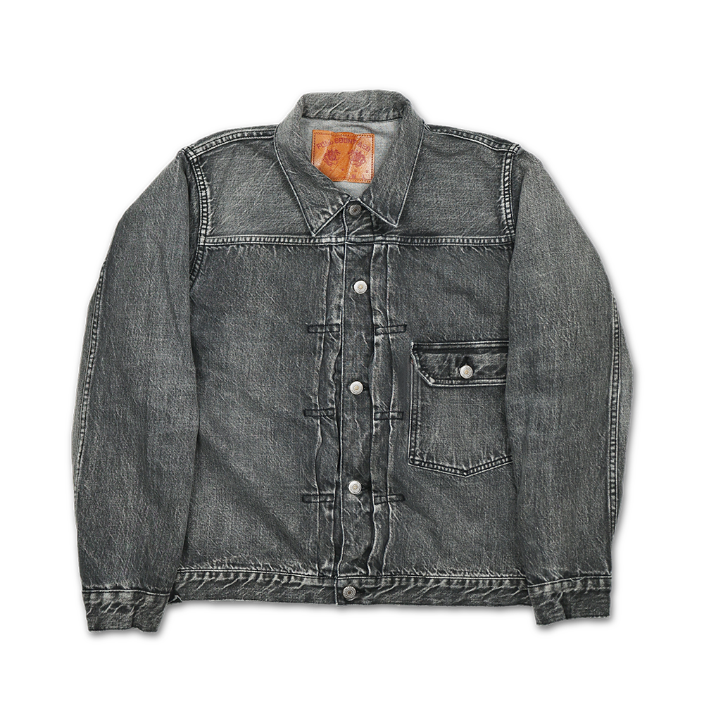 2107BKHW Type 1 Black Denim Jacket Dartford