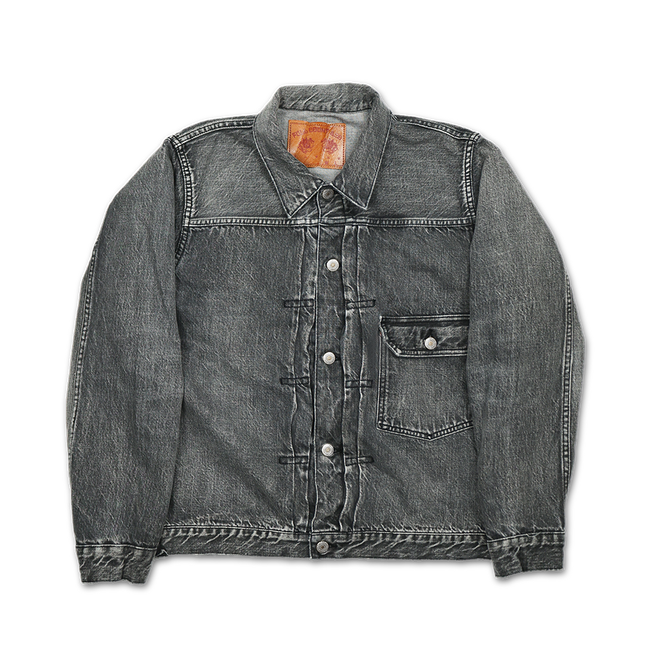 2107BKHW Type 1 Black Denim Jacket Dartford