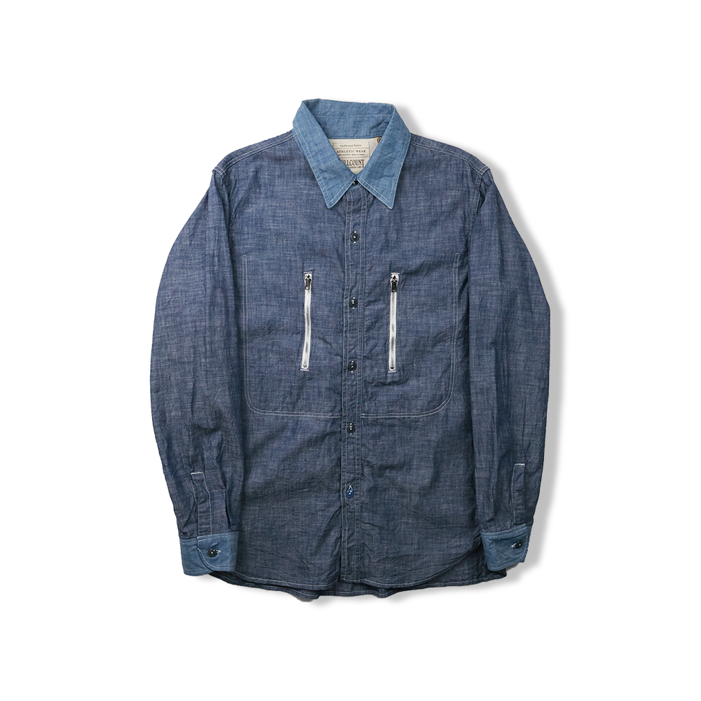 【2026SS】FU15-SH-101 Watteau Gathered Ventilated Pocket Shirt