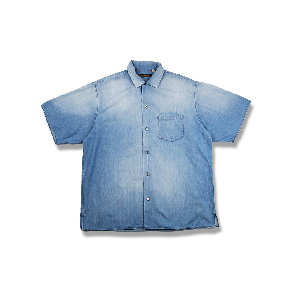 【2026SS】4100HW-2 Denim Open Collar S/S Shirt