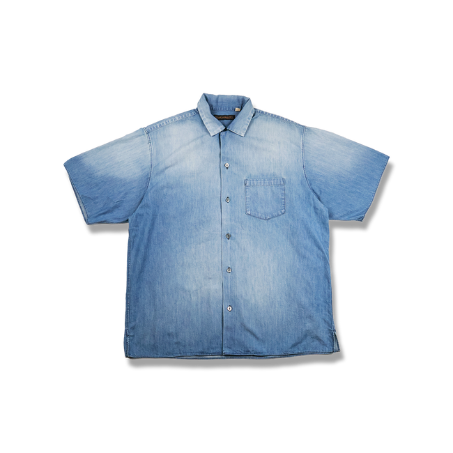 【2026SS】4100HW-2 Denim Open Collar S/S Shirt