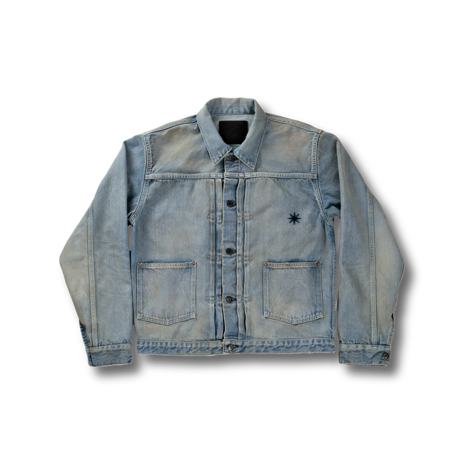【26AW】GFC2002HW Classic Pleated Denim Jacket (Hand Wash)