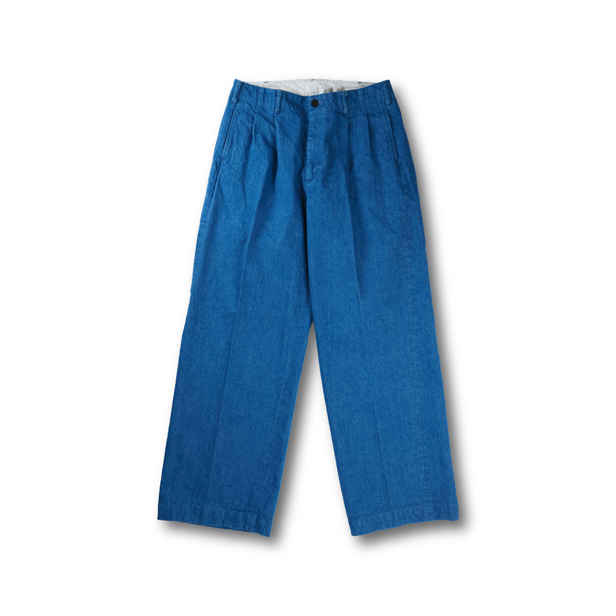 【2027SS】1154-1　Denim Wide Tuck Trousers