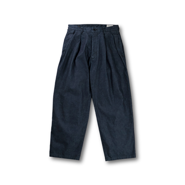 【26AW】GFC1001 Big Denim Tuck Trousers