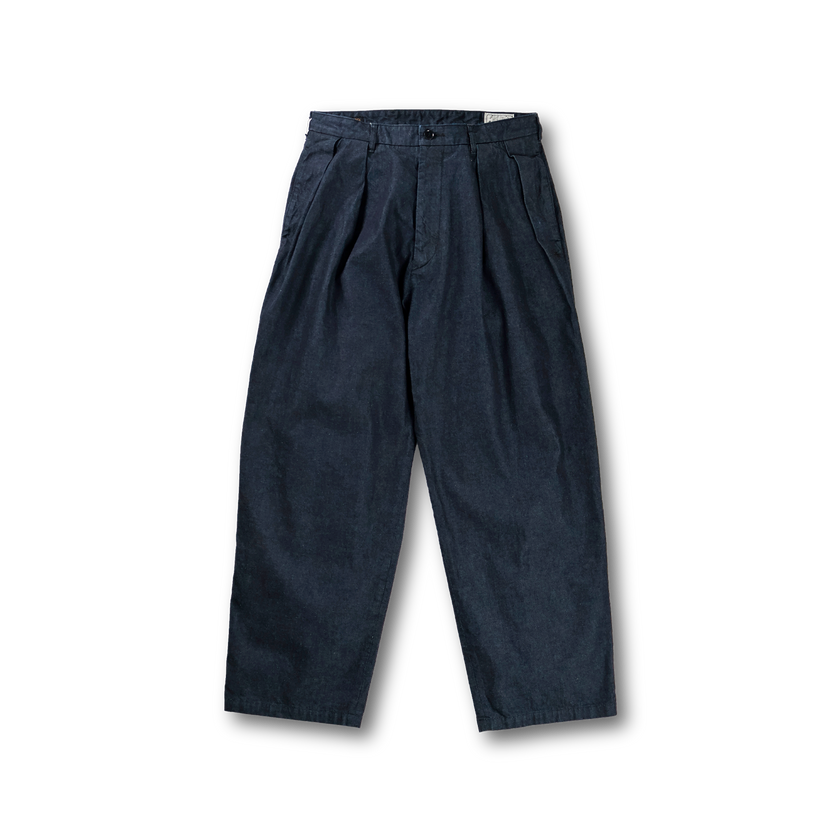 【26AW】GFC1001 Big Denim Tuck Trousers