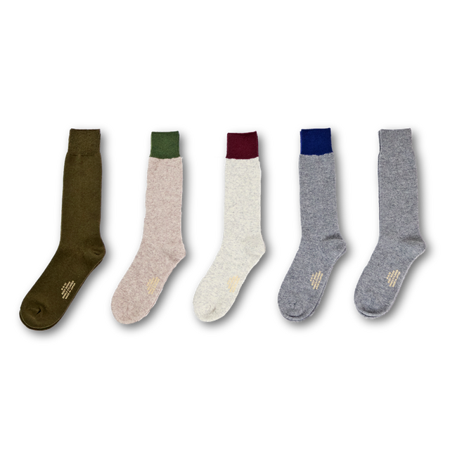 【26AW】6110-5 Wool Cashmere Military Socks