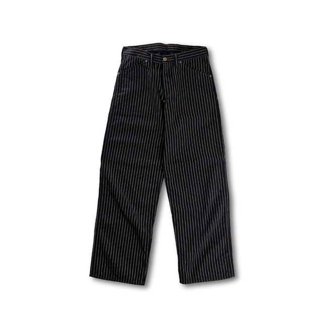 【26AW】1150 Black Wabash Stripe Work Trousers