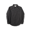 【2026SS】4091L 20’s Black Cotton/Linen Farmers Shirt