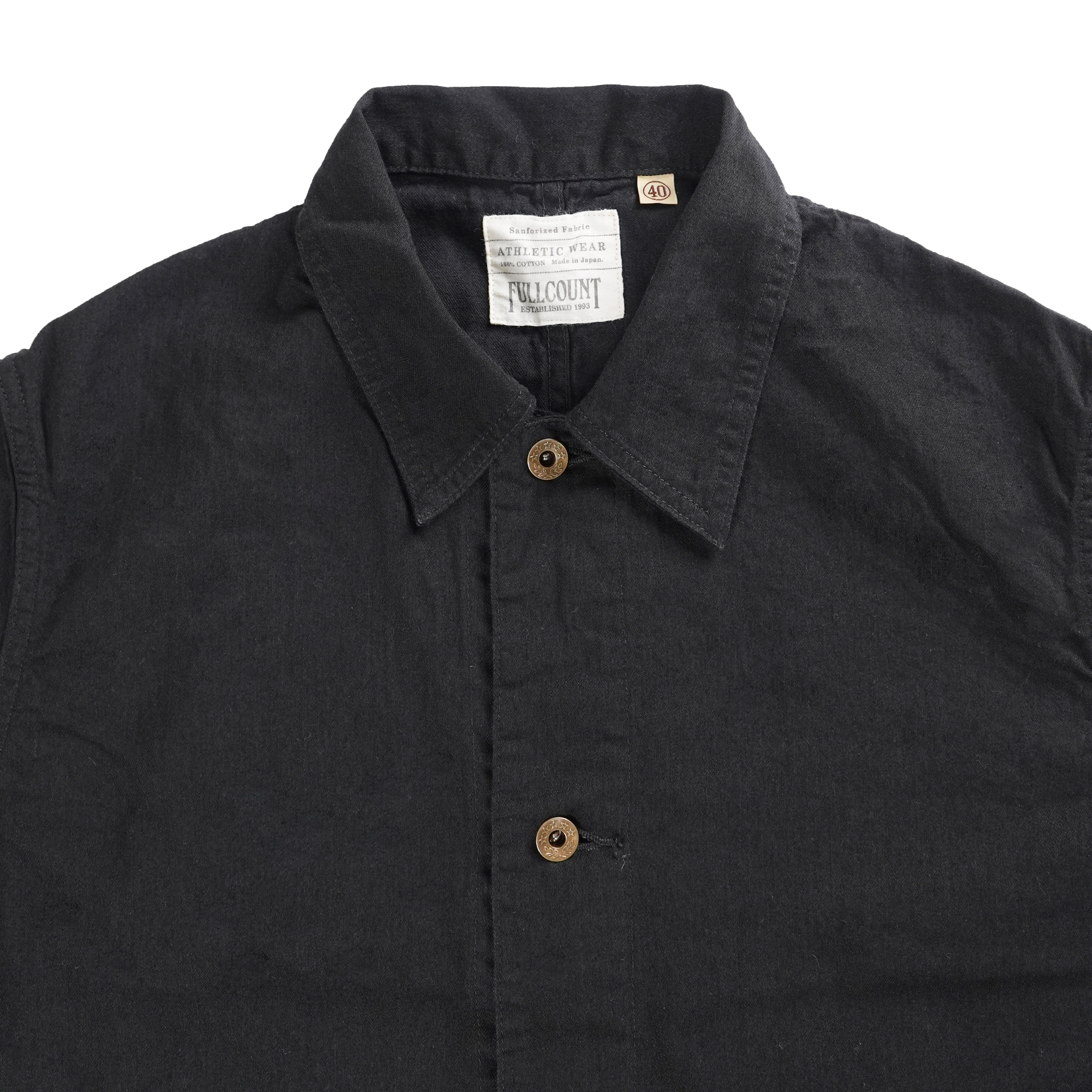 2015BKBK Black Black Denim Chore Jacket
