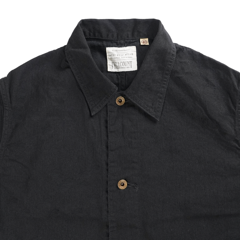 2015BKBK Black Black Denim Chore Jacket