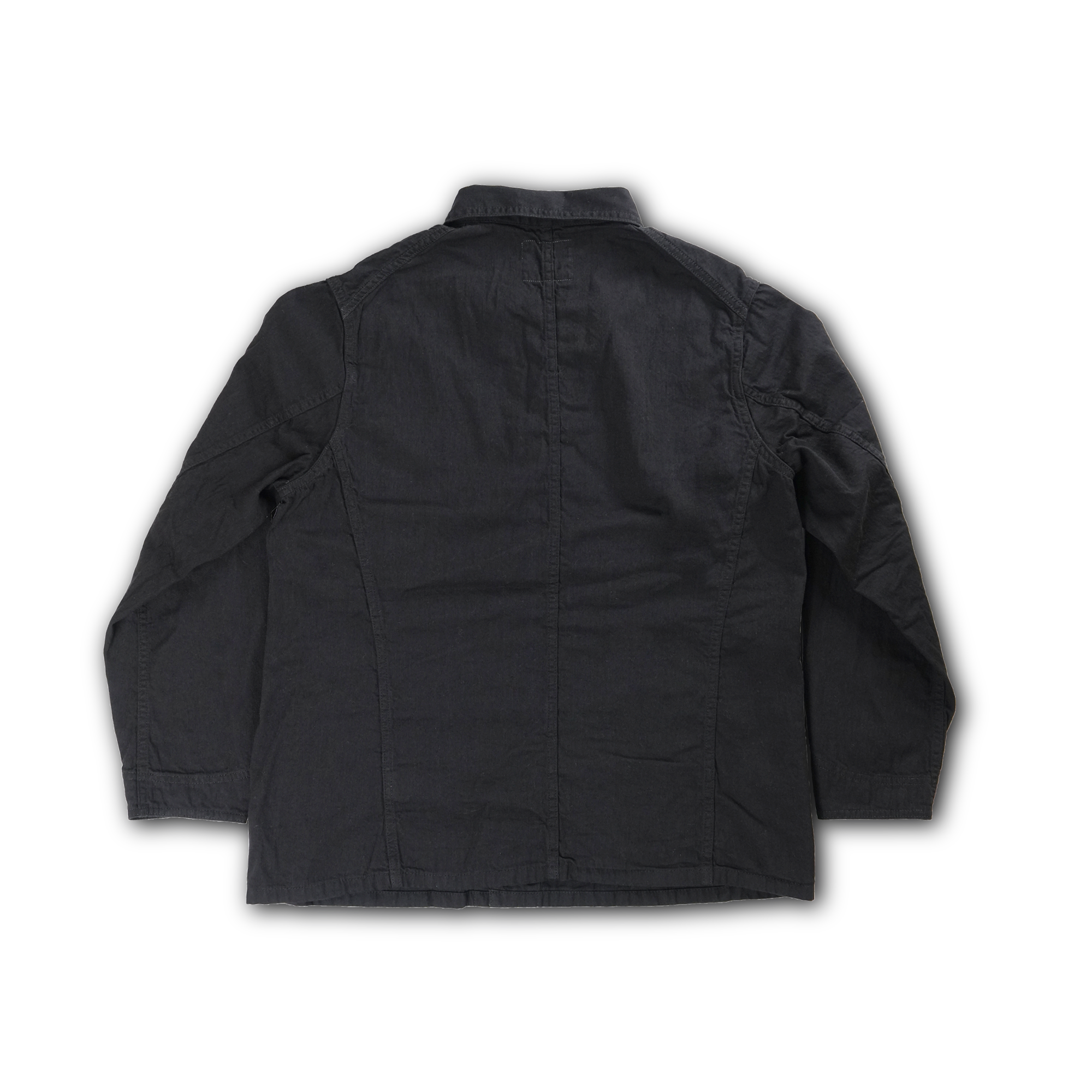 2015BKBK Black Black Denim Chore Jacket